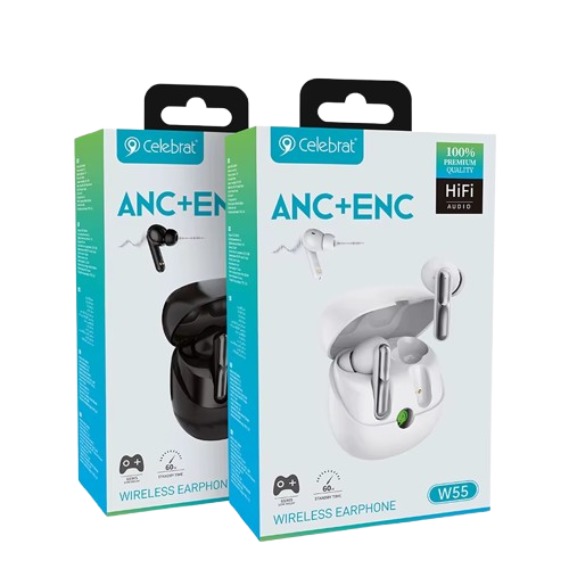 ITEM ACCESORIOS AURICULAR Celebrat W55       Audífono Bluetooth P586 P83