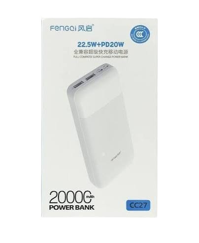 ITEM ACCESORIOS POWER BANK Power bank Fenqi CC37 6972409381070      Power bank Fenqi CC37 30000 mAh P332