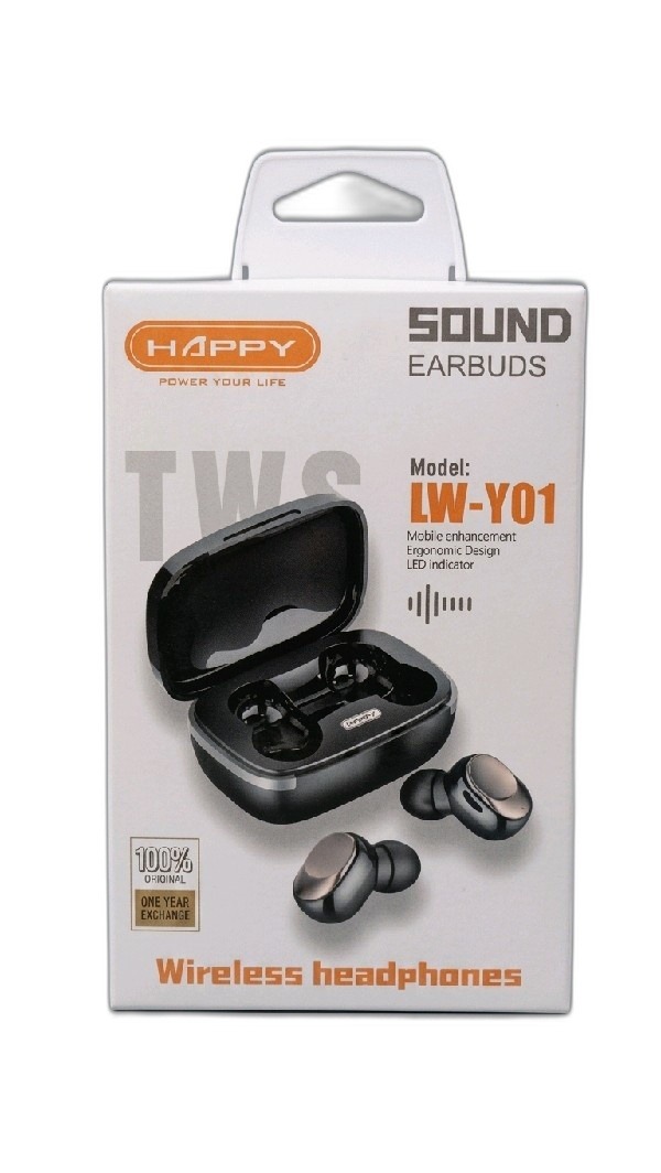 ITEM ACCESORIOS AURICULAR AUD BT TWS LW-Y01 6456761201561      Happy wireless P539